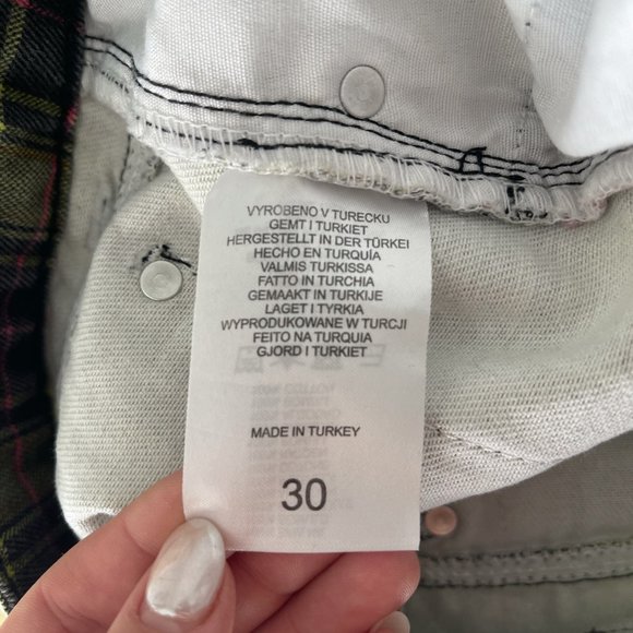 The Ragged Priest Check Print Mom Jeans 30 - Picture 6 of 9